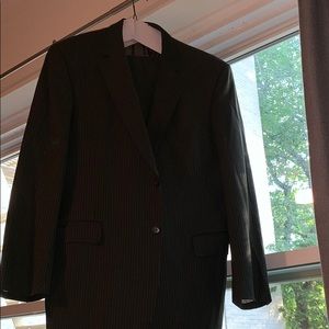 JoS.A.Bank Light Grey Pinstripe Suit